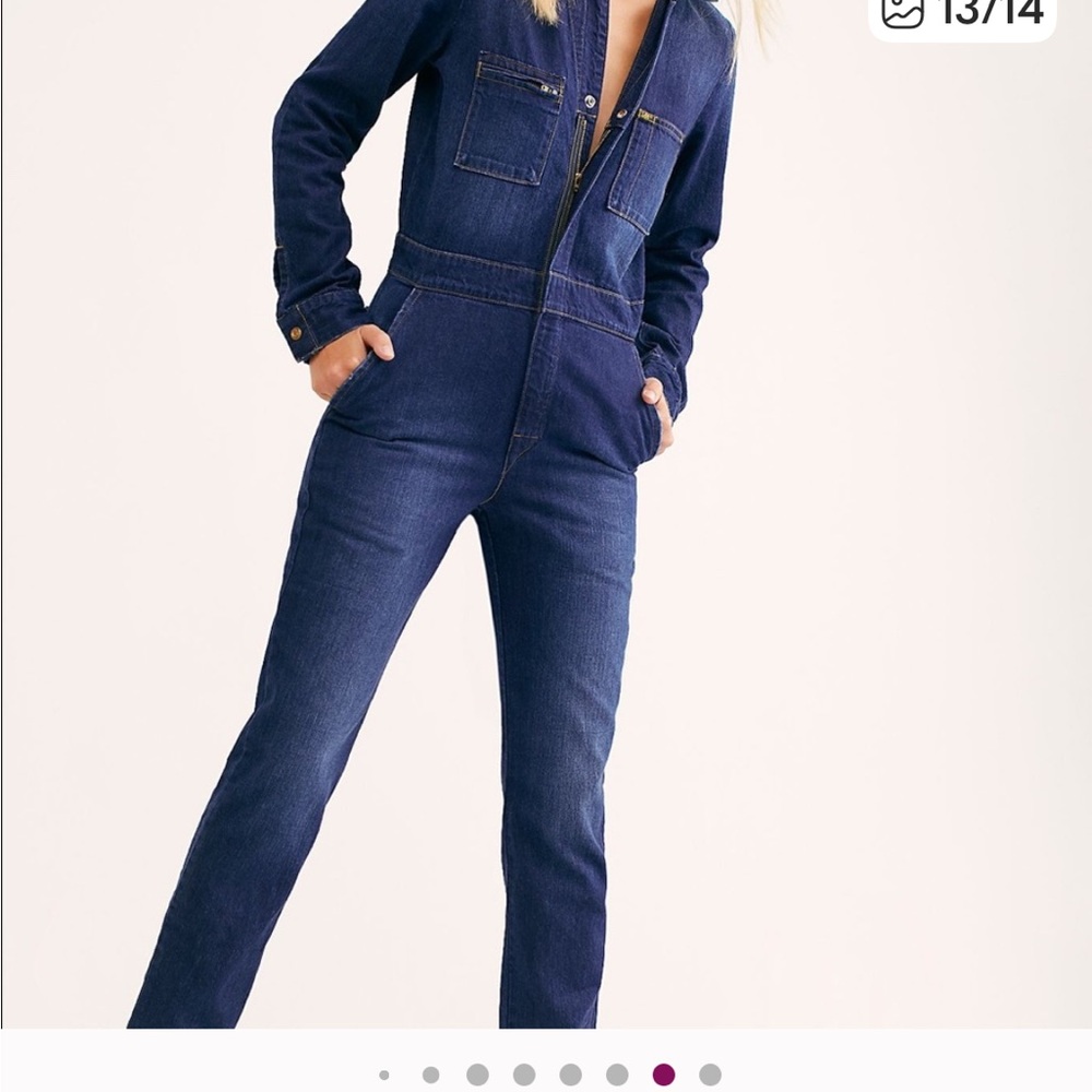 Lee Women's Classic Blue Denim Overalls